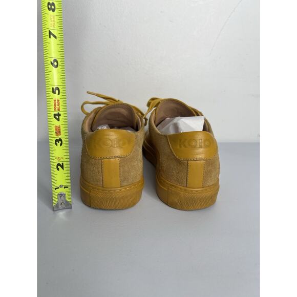 KOIO Capri Zafferano Yellow Leather Shoes Casual Size 39/US Womens’s 9 - Picture 6 of 9
